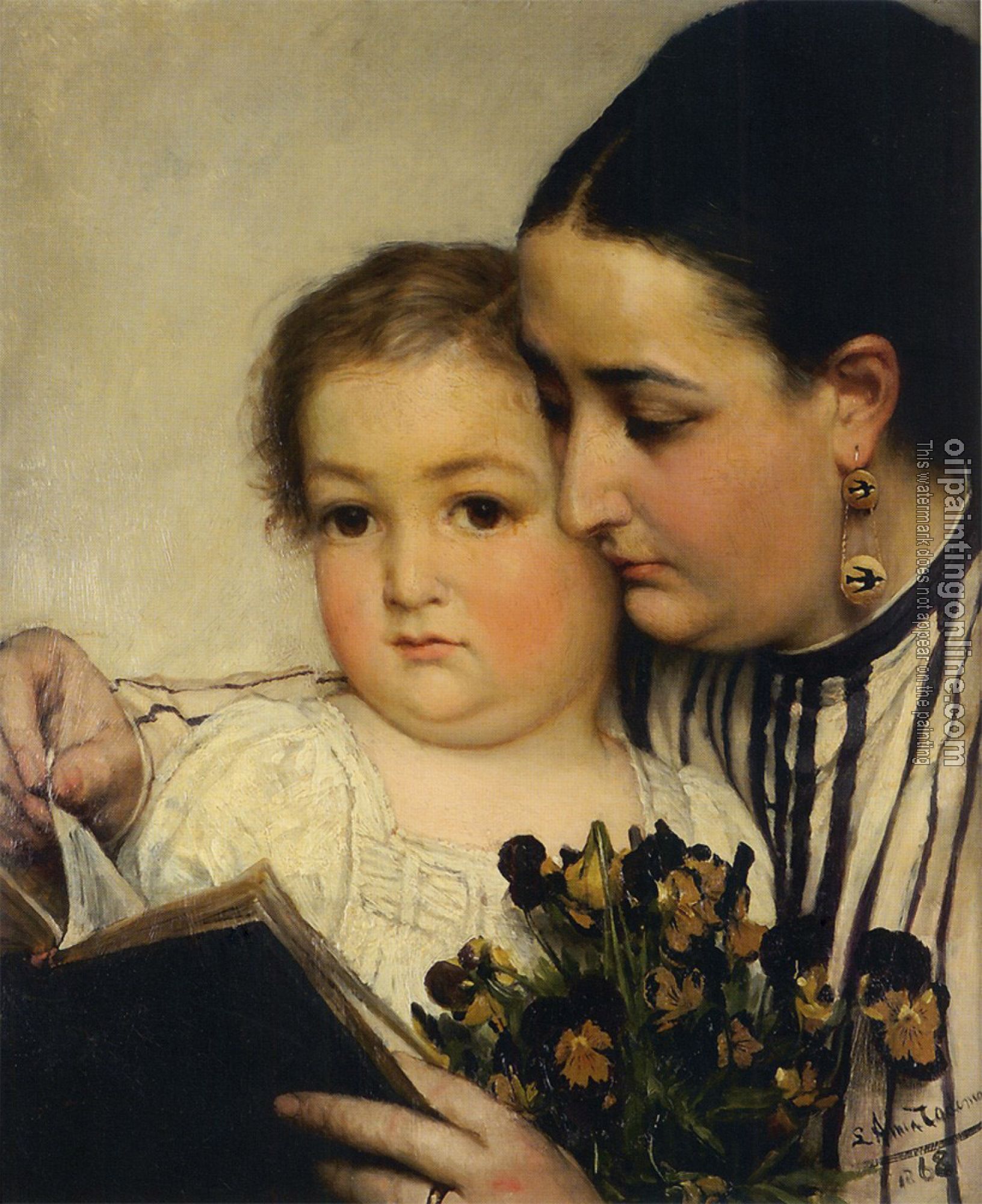 Alma-Tadema, Sir Lawrence - Portrait of Mme Bonnefoy and M. Puttemans